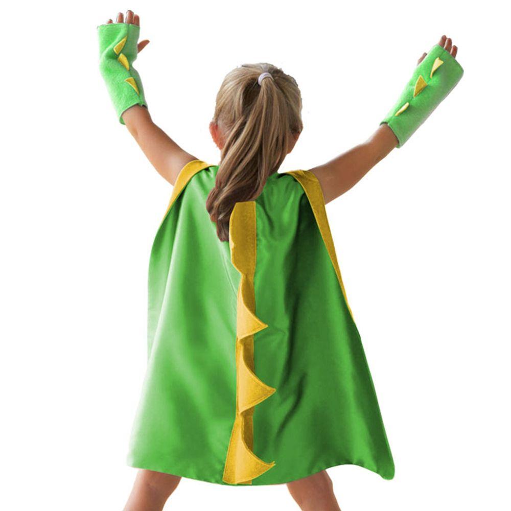 

Unisex Children Cosplay Costumes Dinosaur Cosplay Cape Performance Clothes Halloween Cloak Sets B