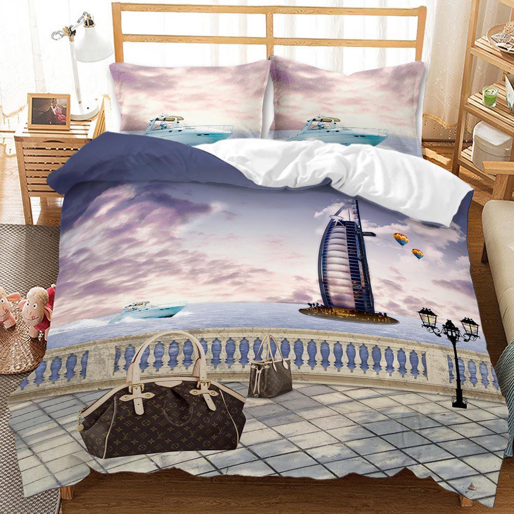 Flying Journey 3D Art Duvet Cover Set King Queen Double Full Twin Single Size Bed Linen Set