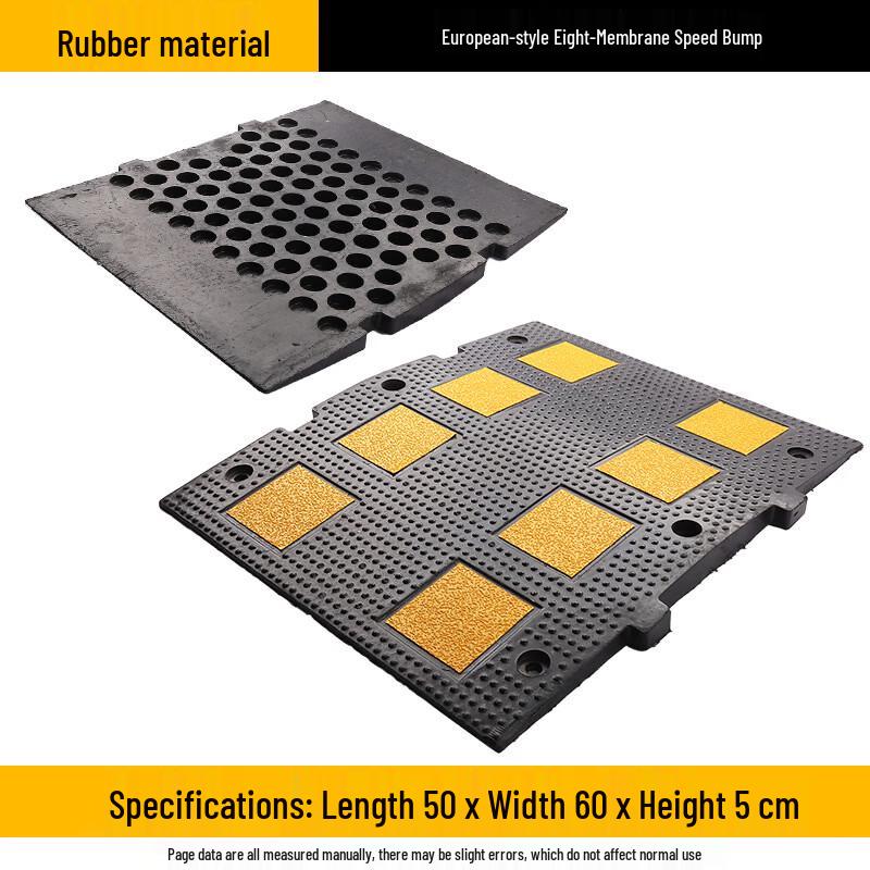 Brangdy Heavy-Duty Rubber Speed Bump