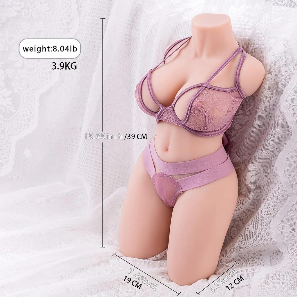 Top Quality Sextoys Soft Chests Ass Anus Vagina Women Torso Erotic TPE Doll Private Male Handjob Soft 2 Holes Sex Product