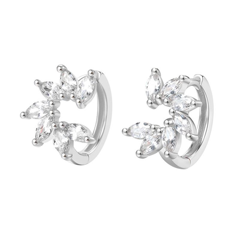 

CRMYA Gold Silver Filled Hoop Earrings For Women Opal Zircon Earring Hoops Luxury Mini Earings Ear Jewelry Pendientes