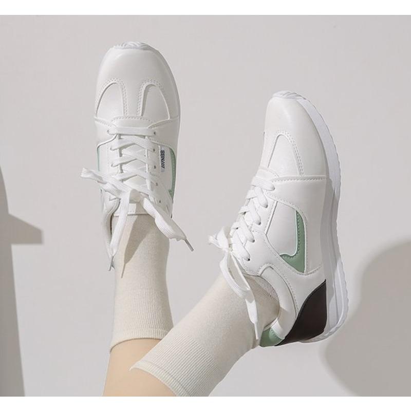 Women's Large Size Canvas Vulcanize Shoes Round Toe Solid Color Casual Low Top Platform Wedges Plus Size Shoes Female Sneakers