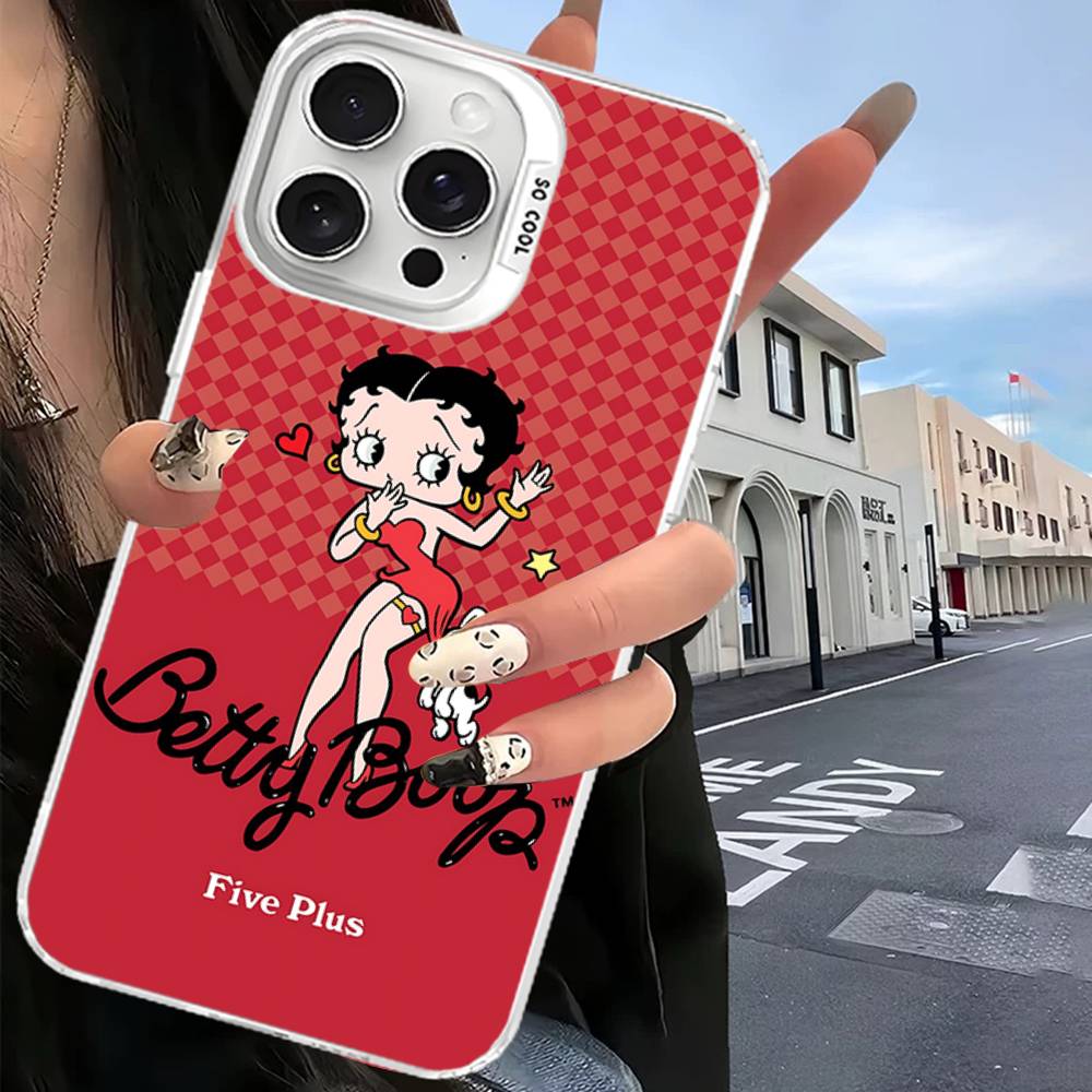 Sexy B-Bettys Girl Handyhüllen für iPhone 17 16 15 14 13 12 11 Plus Pro Max Bunte Hülle
