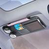 Auto Sonnenblenden Organizer mit mehreren Taschen Ne Sonnenbrillen- & Kartenaufbewahrung Fahrzeug Sonnenblendenetui Tasche PU-Leder Geldbörse