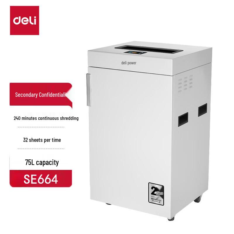 Deli Paper Shredder CN plug (adapter included)