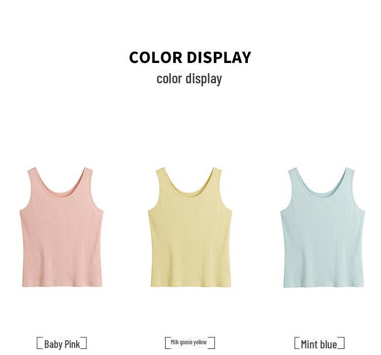 Plus Size Women's Multi-Color Knitted Tank Top - Summer Basics (61870)