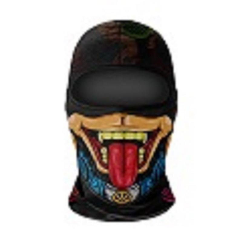 Unisex Ice Silk Breathable Motorcycle Face Mask for Summer Riding & Sun Protection