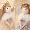 Christmas Angel Ornaments Christmas Hanging Angel with Elegant Dress for Festive Tree Wreath Decor