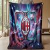 AC Milan Theme blanket Soft Flannel Blanket Plush Throw Blanket Cozy Sofa Bed Blanket for Home Decor