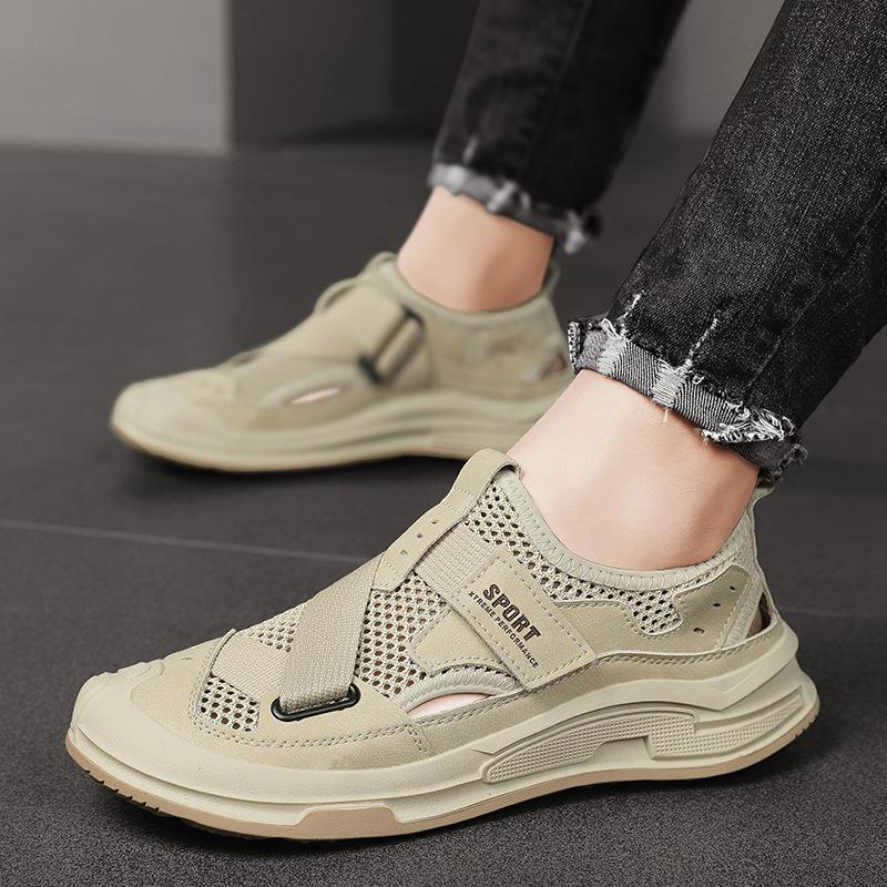 Summer Men's Sandals Fashion Outdoor Non Slip Platform Beach Slippers Breathable Casual Shoes for Men Fashion Designer Sandalias