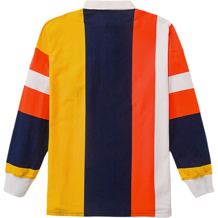 Timberland Tokyo Design Collective Embroidered Logo Breathable Comfortable Skin-Friendly Long Sleeve Polo Shirt Men Tops Lemon A64H7-733