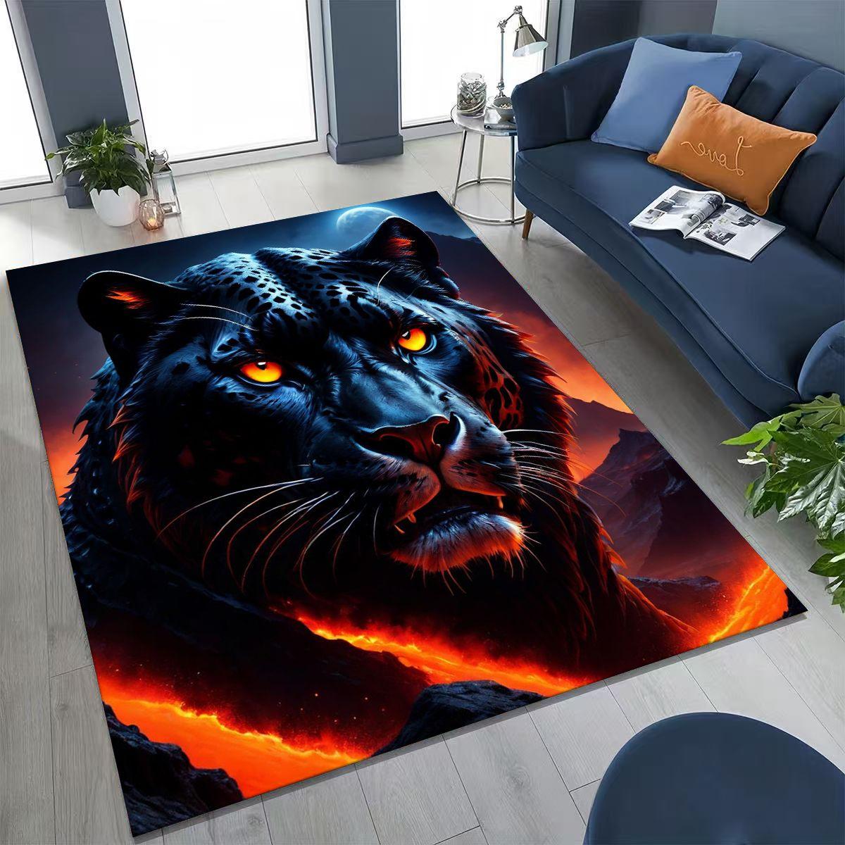 

27 Стиль Дикое Животное Леопард Гепард Зверь Мультяшный Ковер для Спальни Гостиной Дивана Домашний Придверный Коврик Декор, Детский Нескользящий Напольный Коврик 40x60cm( 15x23in )