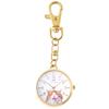 Fieldwork Cat Pocket Watch, Analog, with Key and Back Charm, Brown, GY048-3, Women's, Gold