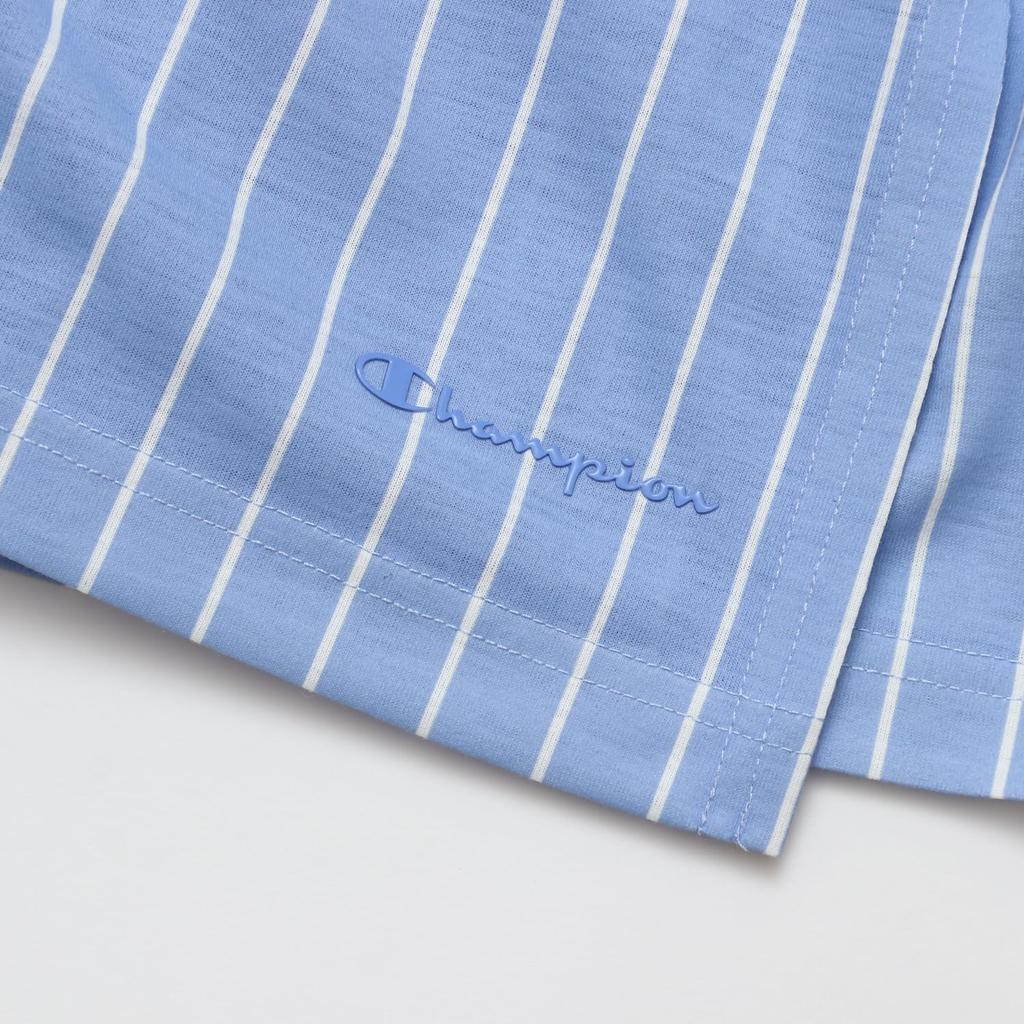 Champion Script Logo Wrap Shorts for School Sublimation Gel Pale Blue Kids' Quick-Drying Girls, Print, CK-BS511,