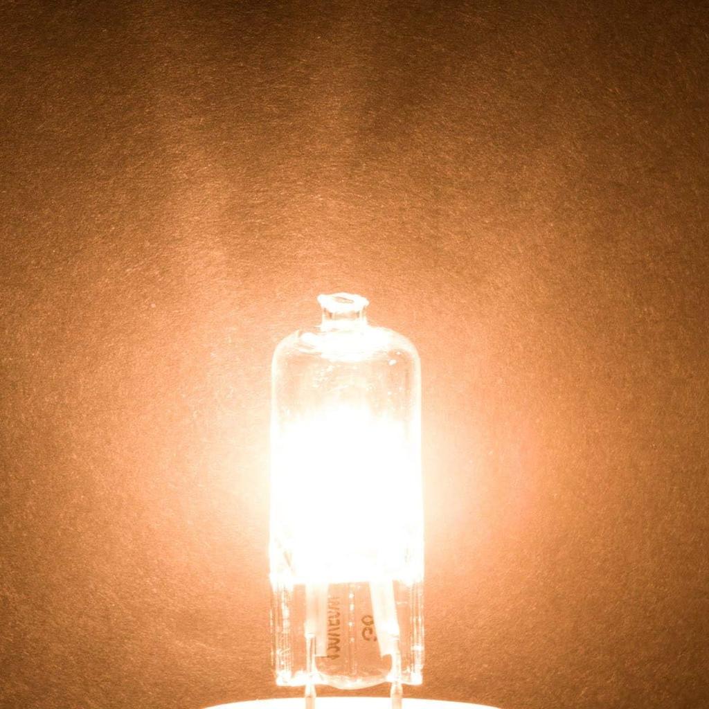 Deezio Xenon 20w G8 120 Volt Bulbs 20 Watt 120V T4 Light Bulbs JCD 190 Lumen, Pack of 10