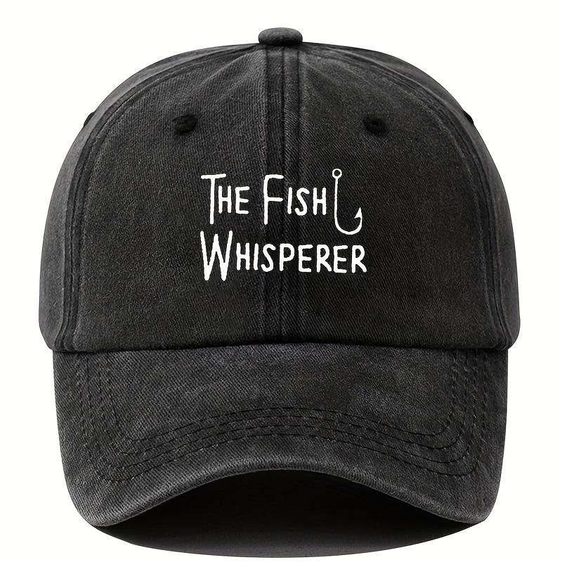 Baseball Cap Versatile Hip Hop Dad Trucker Hat Outdoor Travel Fishing Hat чёрный