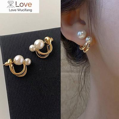 Trendy Geometrische Elegante Süße Imitation Perle Creolen Für Frauen Klassische Kleine Ohrstecker Hochzeit Schmuck