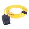 BMW ENET OBD Extension Cable with Crystal Head Interface for Hidden Brush Function