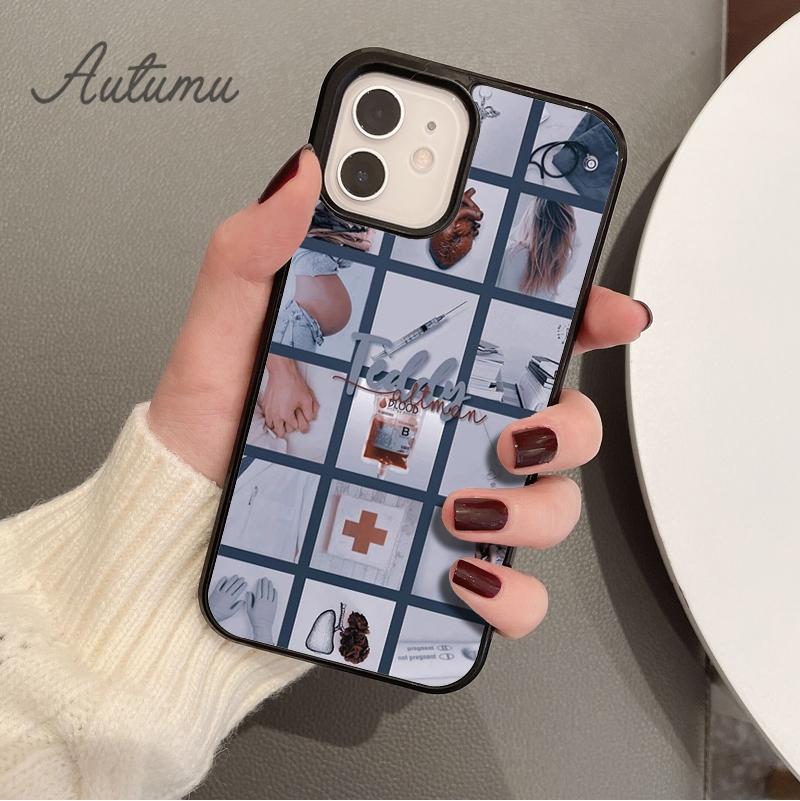 Kryt na telefon Greys Anatomy Sestra Doktor pro iPhone 11 12 13 14 Pro Max mini XR XS SE 2020 6S 7 8 Plus Samsung Galaxy S21 S22