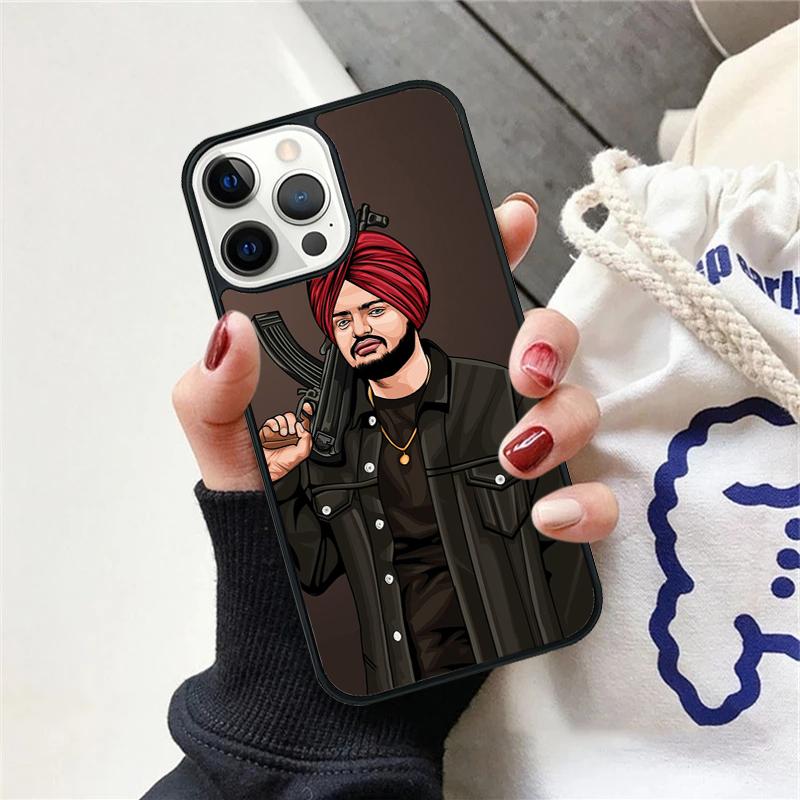 Sidhu Moosewala Phone Case For iPhone 17 Air 15 16 Cover  11 13 14 Pro Max 12 Plus Max Fundas