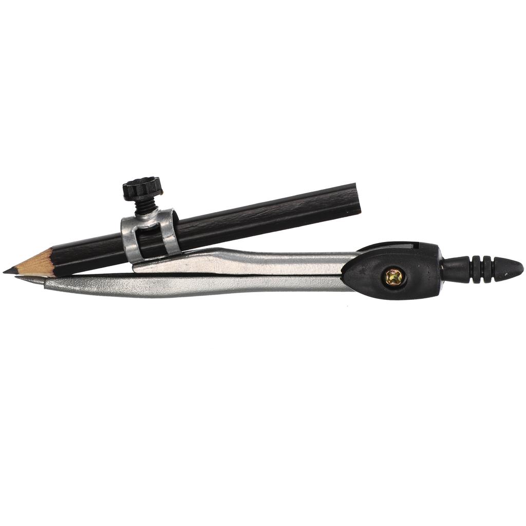 Çizim Çizim Aracı İçin Pusula Geometrisi Matematik Seti Metal Alet Ahşap İşleme Profesyonel Çocuk Pusulası Öğrenci Kalem Daire Tutucu