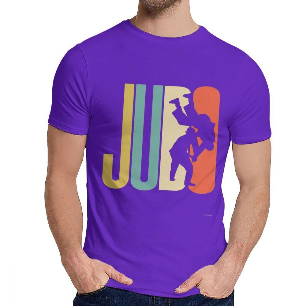 Judo Japansk kampsport T-shirt Mode Rundhalsad Nördig Unisex Bomull Stor Storlek T-shirt