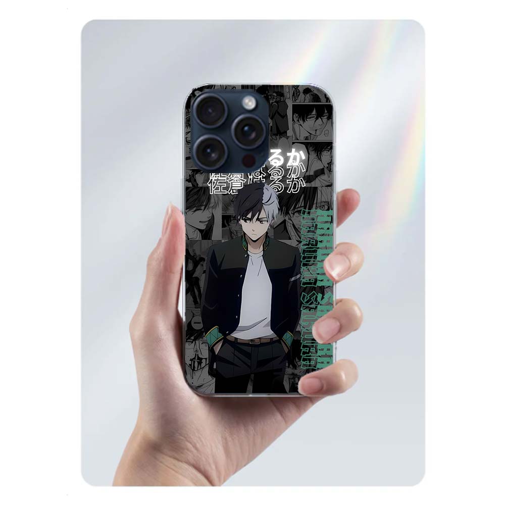 Anime Wind Breaker Sakura Clear Phone Case For Iphone 17 Air 16 Pro Max 15 Pro 14 Plus 17E 16E 11 13 12 Mini Cover Cases Fundas