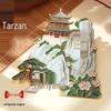 3D Mount Tai Chinese Style Metal Refrigerator Magnet Souvenir Gift
