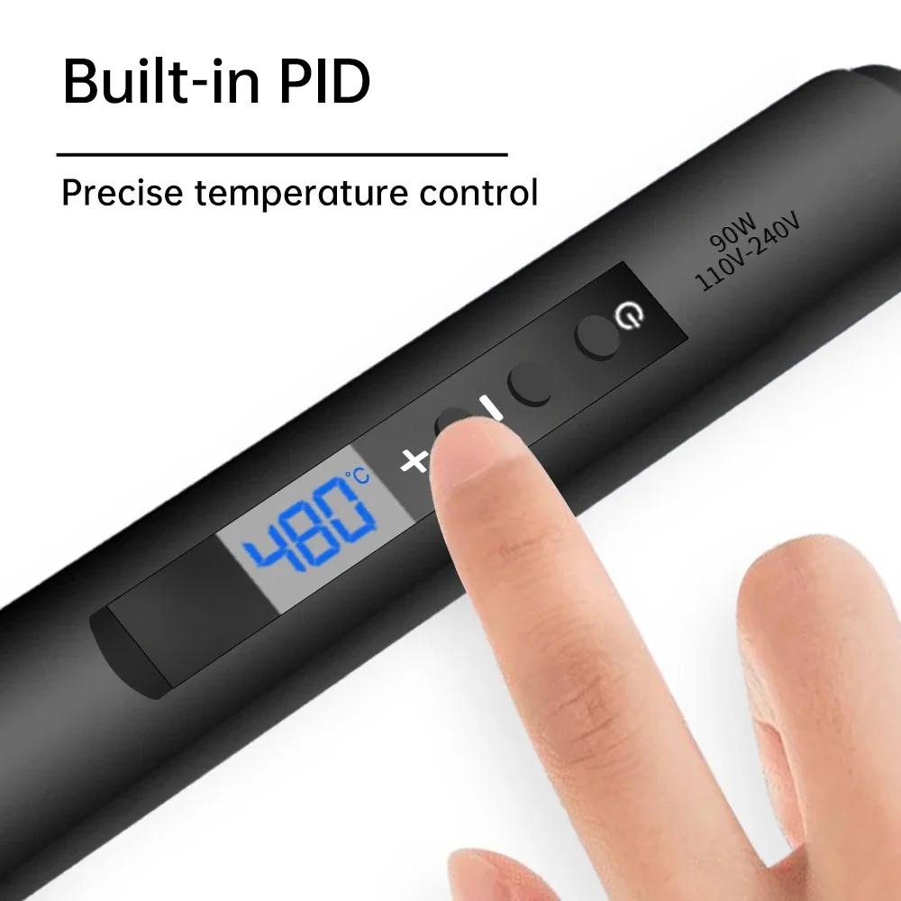 AC 220V 90W Electric Soldering Iron Adjustable Temperature Internal Heating LED Digital Display Welding Pen Repair Tools