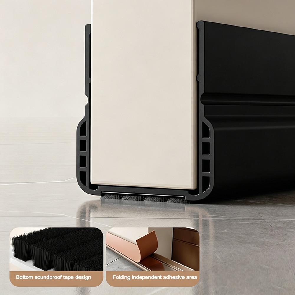 Windproof Dustproof Door Bottom Seal Strip Under Door Draft Stopper  Door Thickness 3.5-5cm