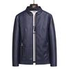 Leather jacket men's new leather jacket trend autumn and winter locomotive leather jacket men's large size