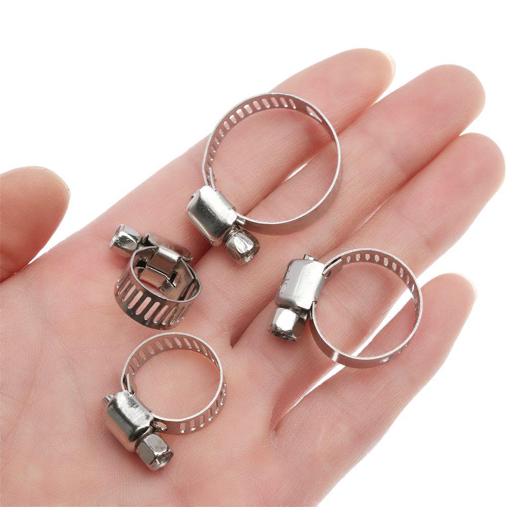 10 Pcs Welding New Hardware Repair Tool Sealing T Bolt Hose Clamps Stainless Steel Pipe Clip