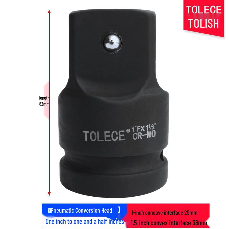 Socket Wrench Adapter: 1/2" To 3/8" To 1/4" Drive Reducer for Air Impact Wrench