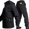 Men's Windproof Water-Repellent Warm Winter Mountaineering Jacket and Pants Set