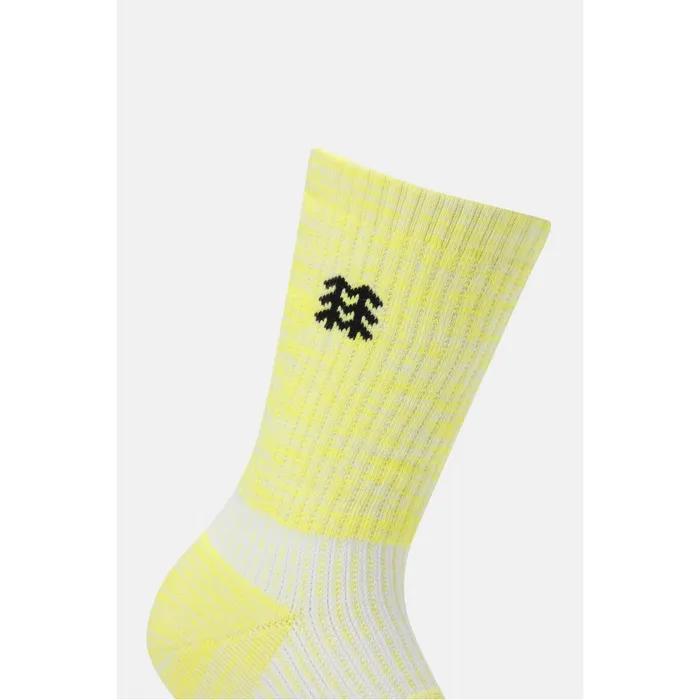 Unisex Hiking Compression Crew Socks QELAX26111LIM