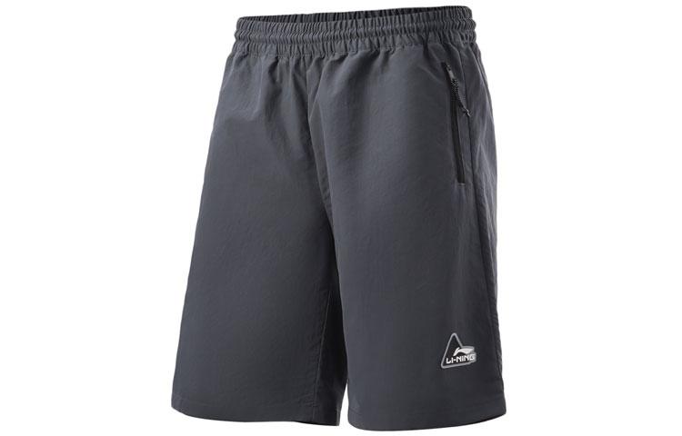 Li Ning Casual Shorts Men s Ebony Black Moderate AKSR287-5 XXL