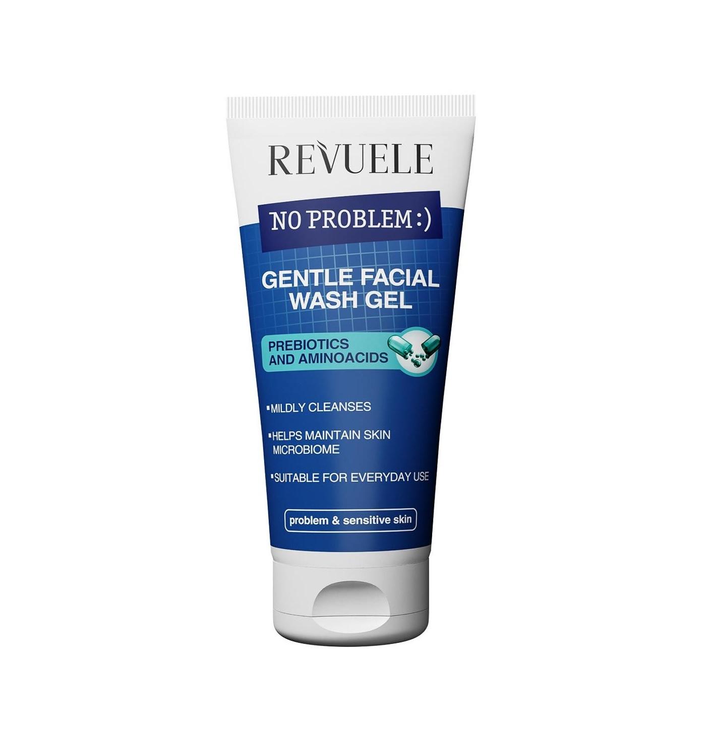 

Ніжний гель для вмивання з пребіотиками та амінокислотами No Problem Revuele 200 мл