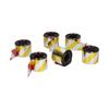 6PCS Bird Deterrent Reflective Scare Tape Bird Repellent Ribbon for Orchard Supplies Silver Red  Silver Yellow