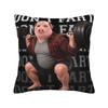 John Pork Don’t Fart Funny Squat Gym Meme Pillow Cover  Kawaii Pillow Case For Sofa Bedroom Home Decor Comfy Cushion Cover Gift