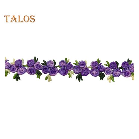 15 Yards Flower Lace Trim Ribbon Polyester Embroidered Lace Applique Strip Flower Lace Ribbon Sewing Fabric for DIY Crafts Wedding Decorations