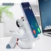 Cartoon Astronaut Telefoonhouder: Creatief Hars Ornament & Tabletstandaard voor Bureau