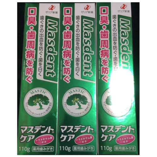 

Massdent Care Medicated Toothpaste, 110g, Set of 3