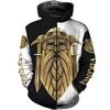 Tattoo 3D Printed Sweatshirt 3D Zipper Hooded Sweatshirt