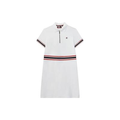 MODERN HERITAGE Korte Mouw Jurk Dames Wit F11W021310FWT