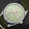 MONTRE HOMME AUTOMATIQUE JAPAN SEIKO 5 RÉVISÉE 6309A CADRAN VERT ARABE a427344-2 QRL-a427344
