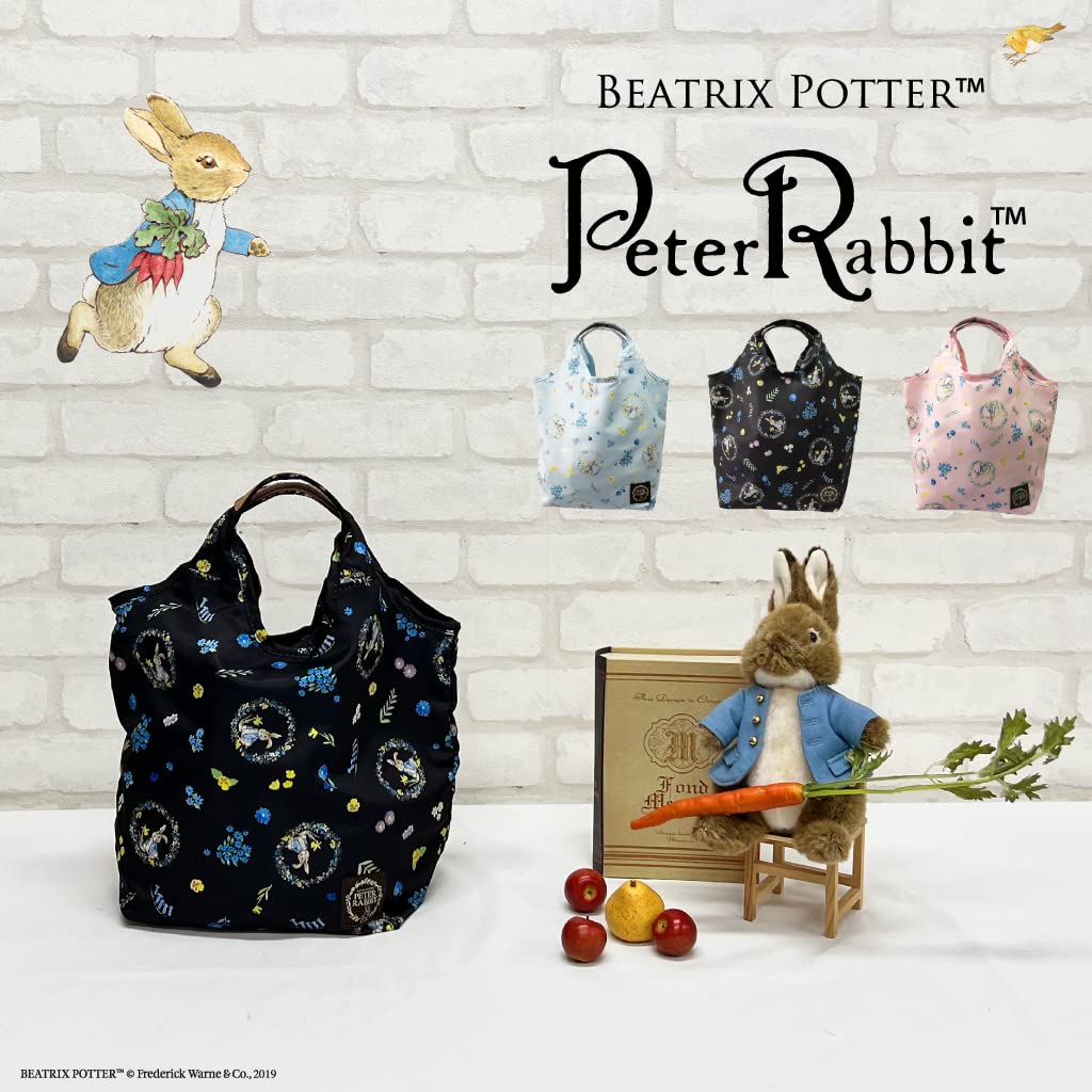 Peter Rabbit Eco Bag [Compact Bag, Women's, Foldable, Cute] 0616 Pink