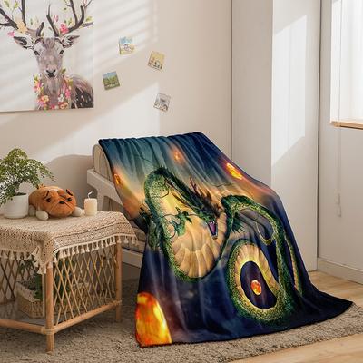 Cartoon Day Man Dragon Ball Series Double Sided Flannel 3D Digital Printing Blanket Blanket