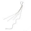 Fashion Diamond & Imitation Pearl Tassel Earrings - Elegant European & American Style for Women