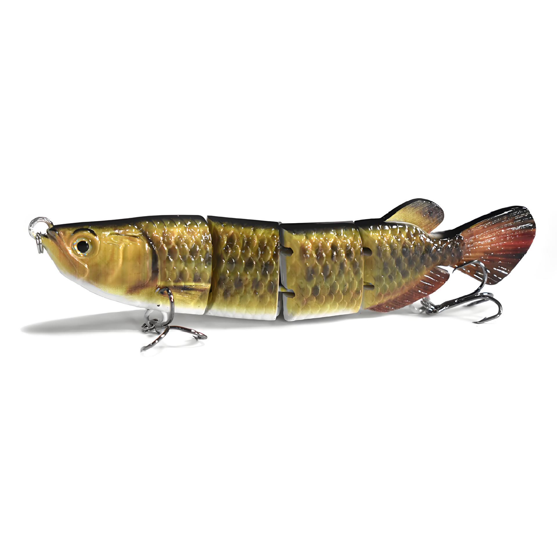 

Golden Dragon Multi-jointed Sinking Fishing Lure, 4 Sections, 150mm/34.6g
