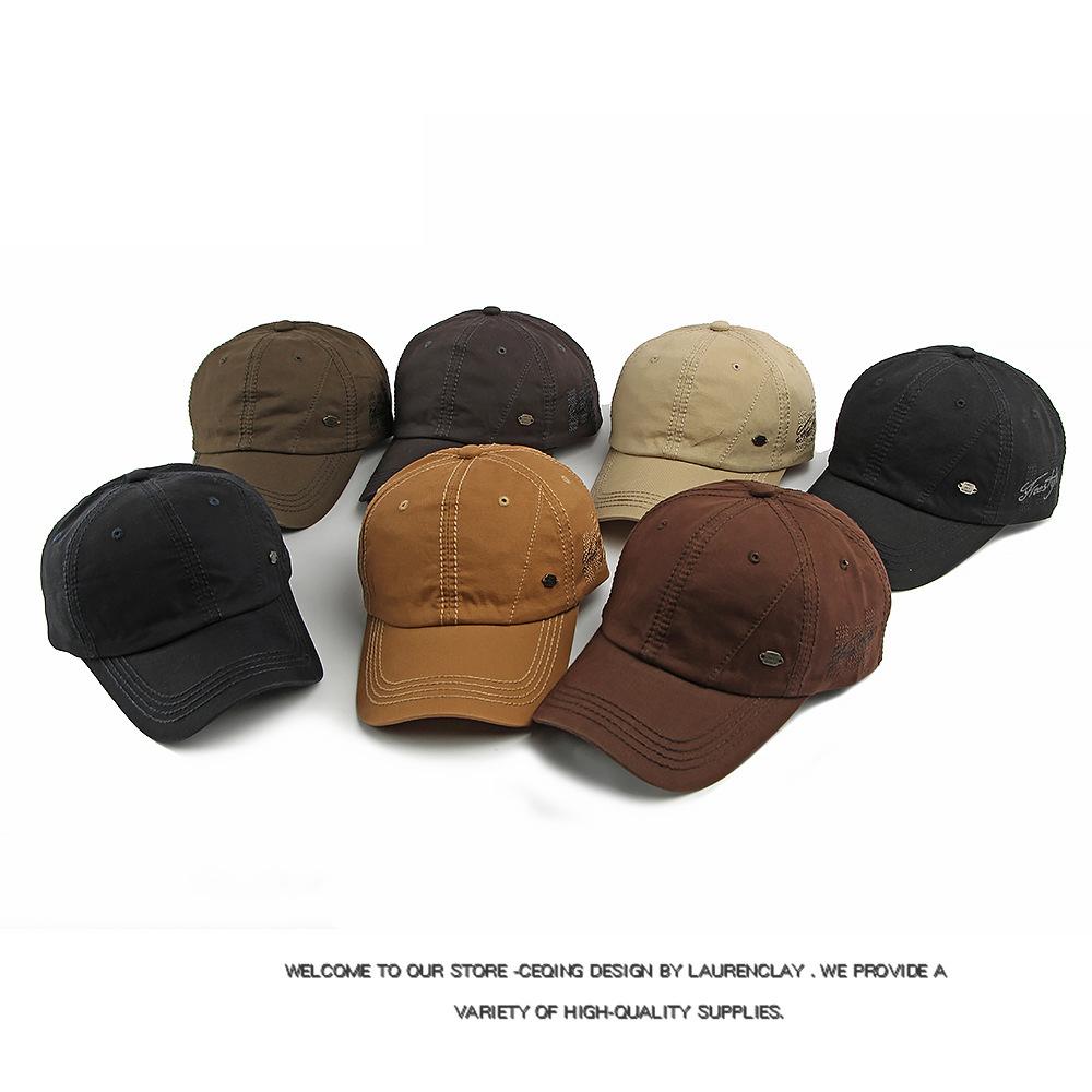 Cotton Hat Women Baseball Cap Embroidered Cap Men's Sunscreen Hat